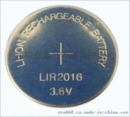 3.6V LIR2016宝马遥控器电池 3.6V锂离子扣式电池