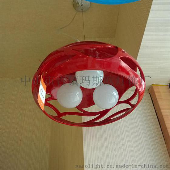 玛斯欧2015新款设计三头镂空树脂餐吊灯MS-P1060L波浪艺术设计玄光入户花园装饰吊灯 现代树脂吊灯