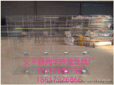 安平亮华养殖笼具厂现货批发3层12位商品兔笼 肉兔笼