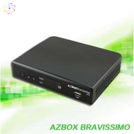 南美专用AZBOXbravissimo高清卫星电视机顶盒，DVB-S2内置IKS, SKS支持nagra3
