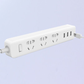 外贸款USB专用极速插线板厂家直销3口USB插座小米充电排插插线板