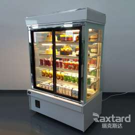 蛋糕柜冷藏柜直角立式五层前开门展示柜水果保鲜风冷冰柜
